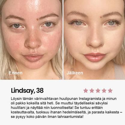 Väriä vaihtava huulipuna