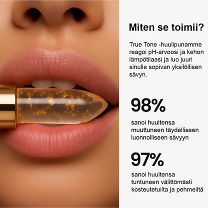 Väriä vaihtava huulipuna