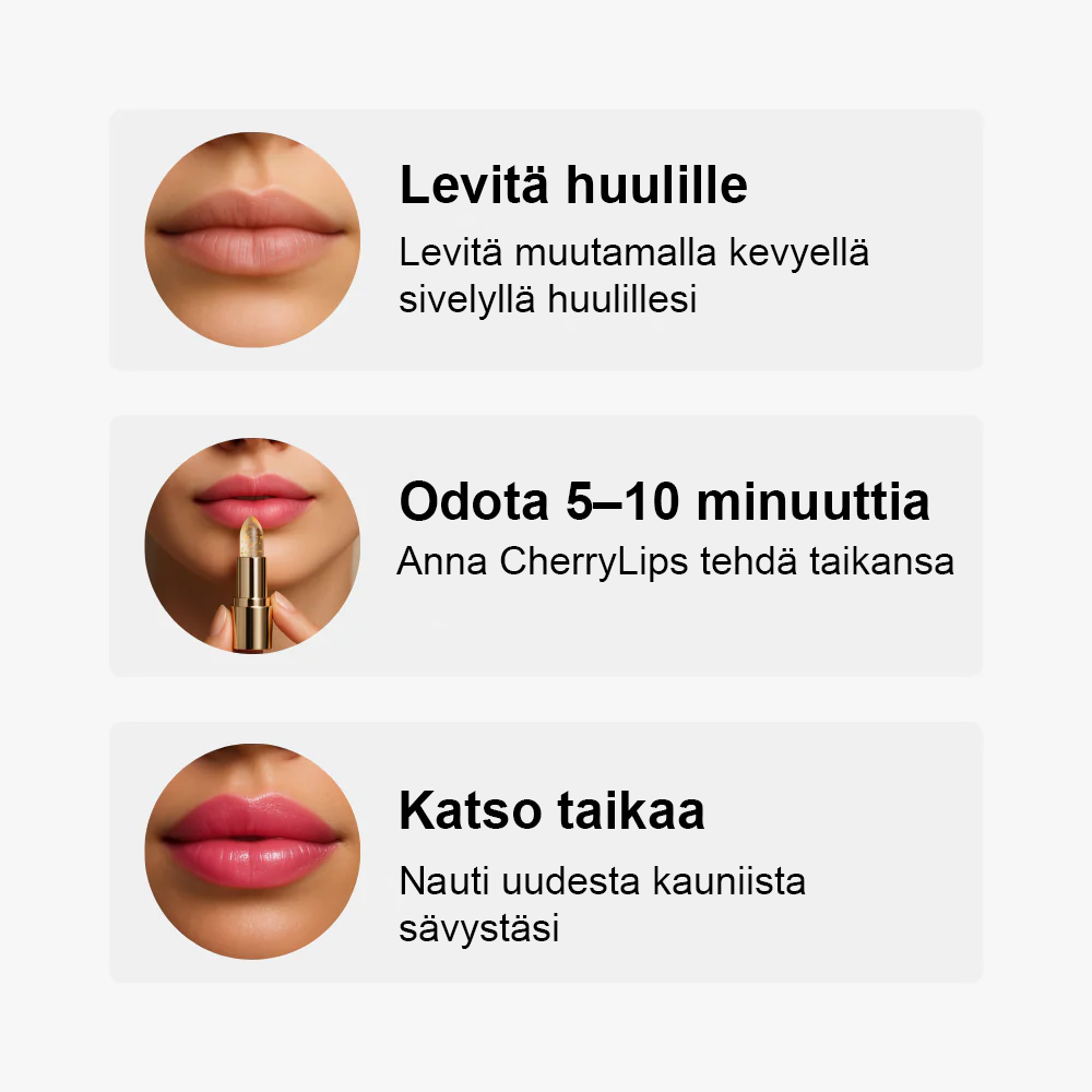 Väriä vaihtava huulipuna
