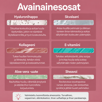Väriä vaihtava huulipuna
